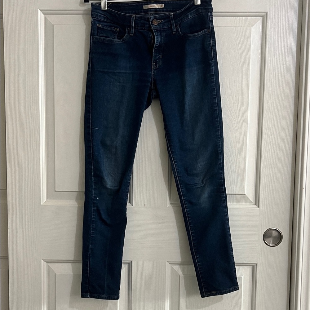 Levi's Midnight Blue 711 Skinny Jeans